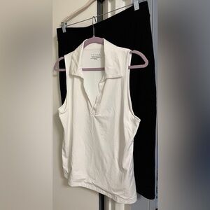 Tahari top XL and Bar III Classic Black Pencil Skirt